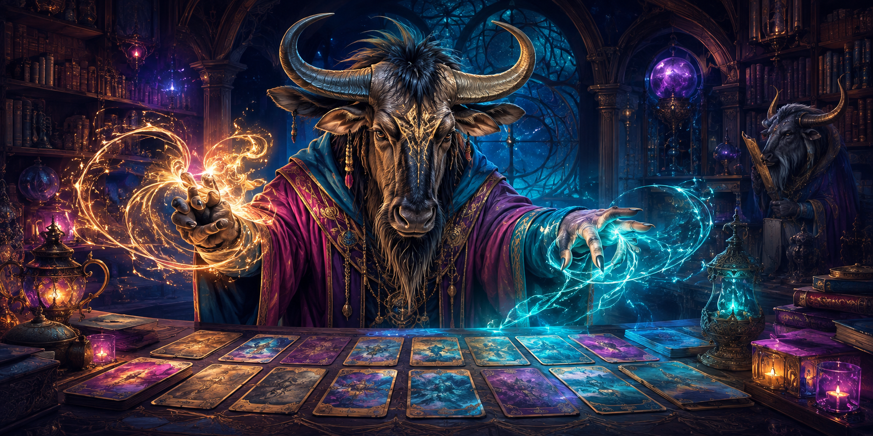 Original GNU artwork for Gnu Magic The Gathering