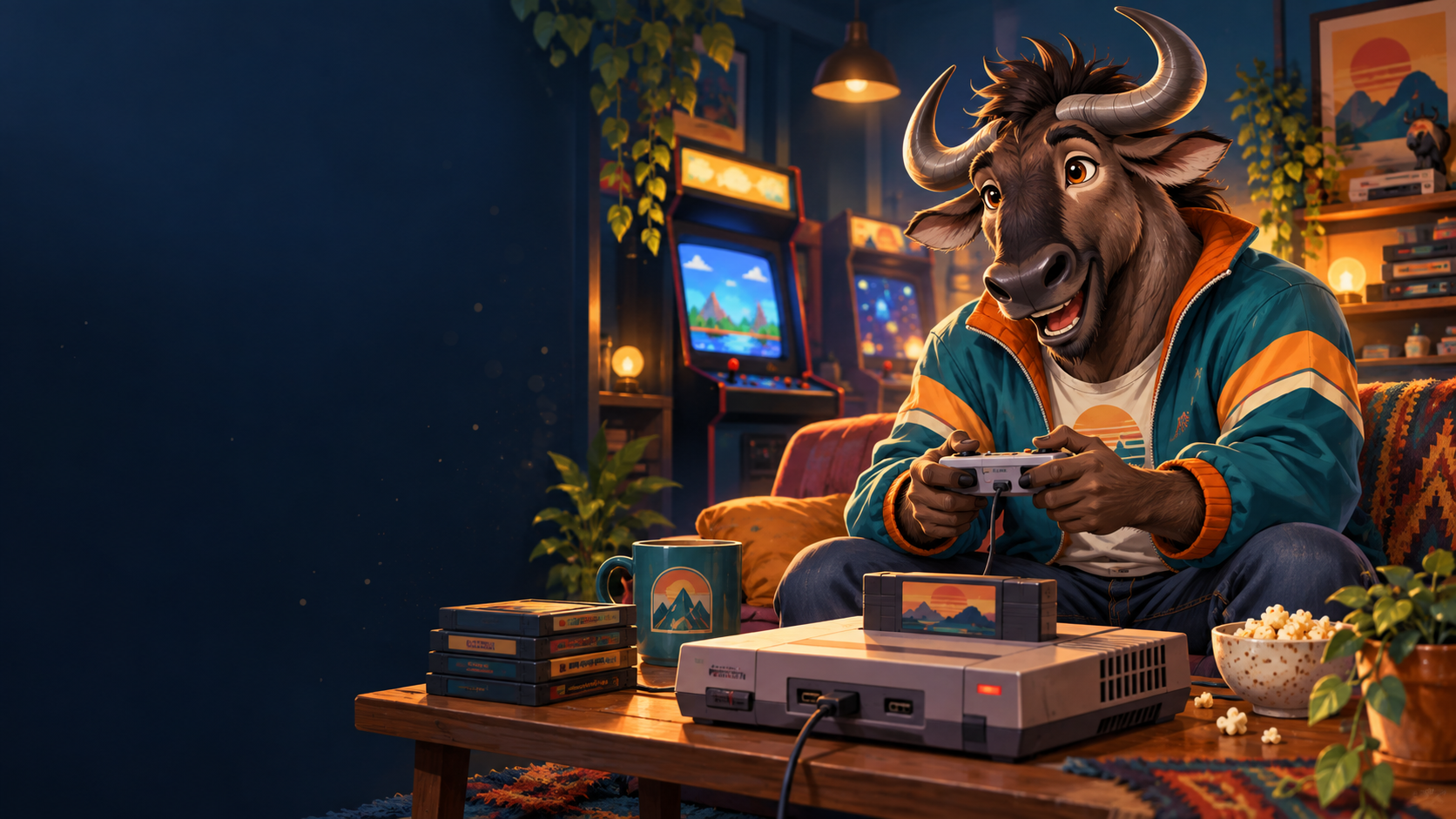 Gnu-themed Video Consoles & Accessories illustration