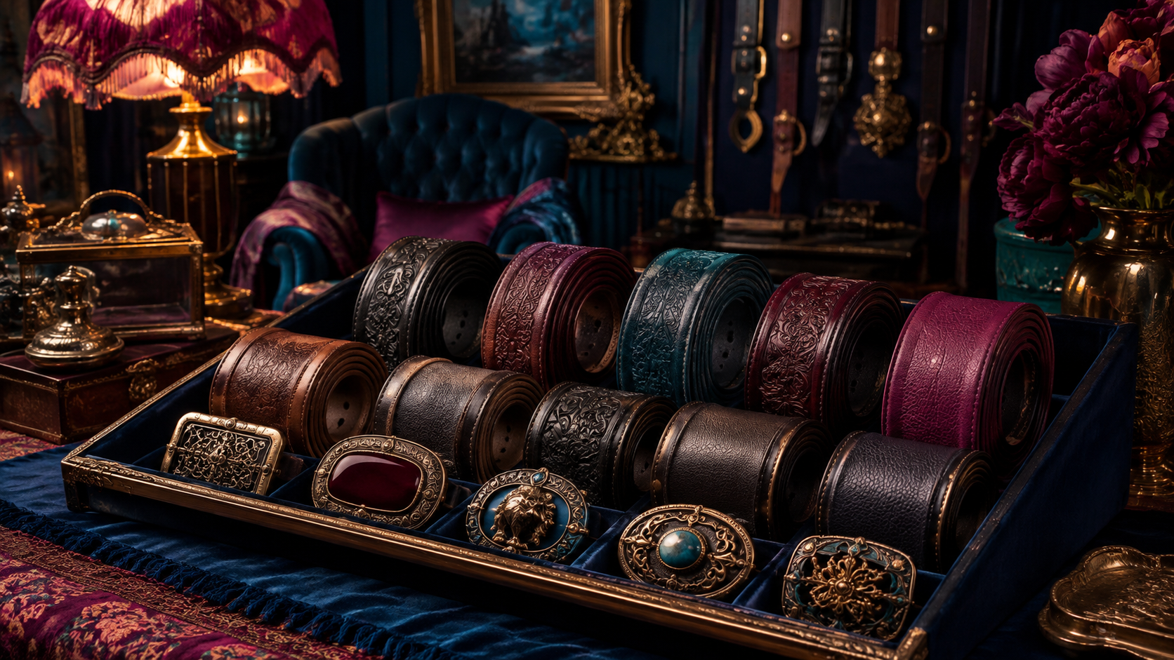 Belts & Buckles illustrated collection