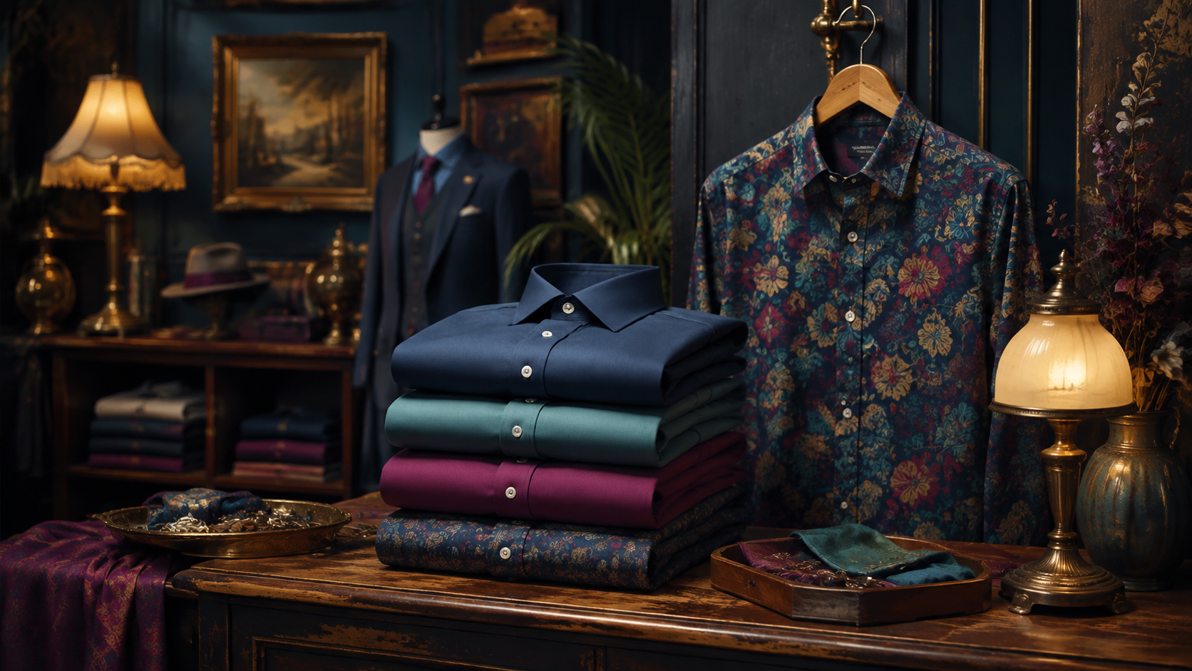 Dress Shirts illustrated collection