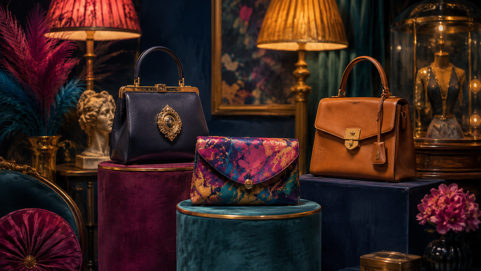 Purses & Handbags illustrated collection