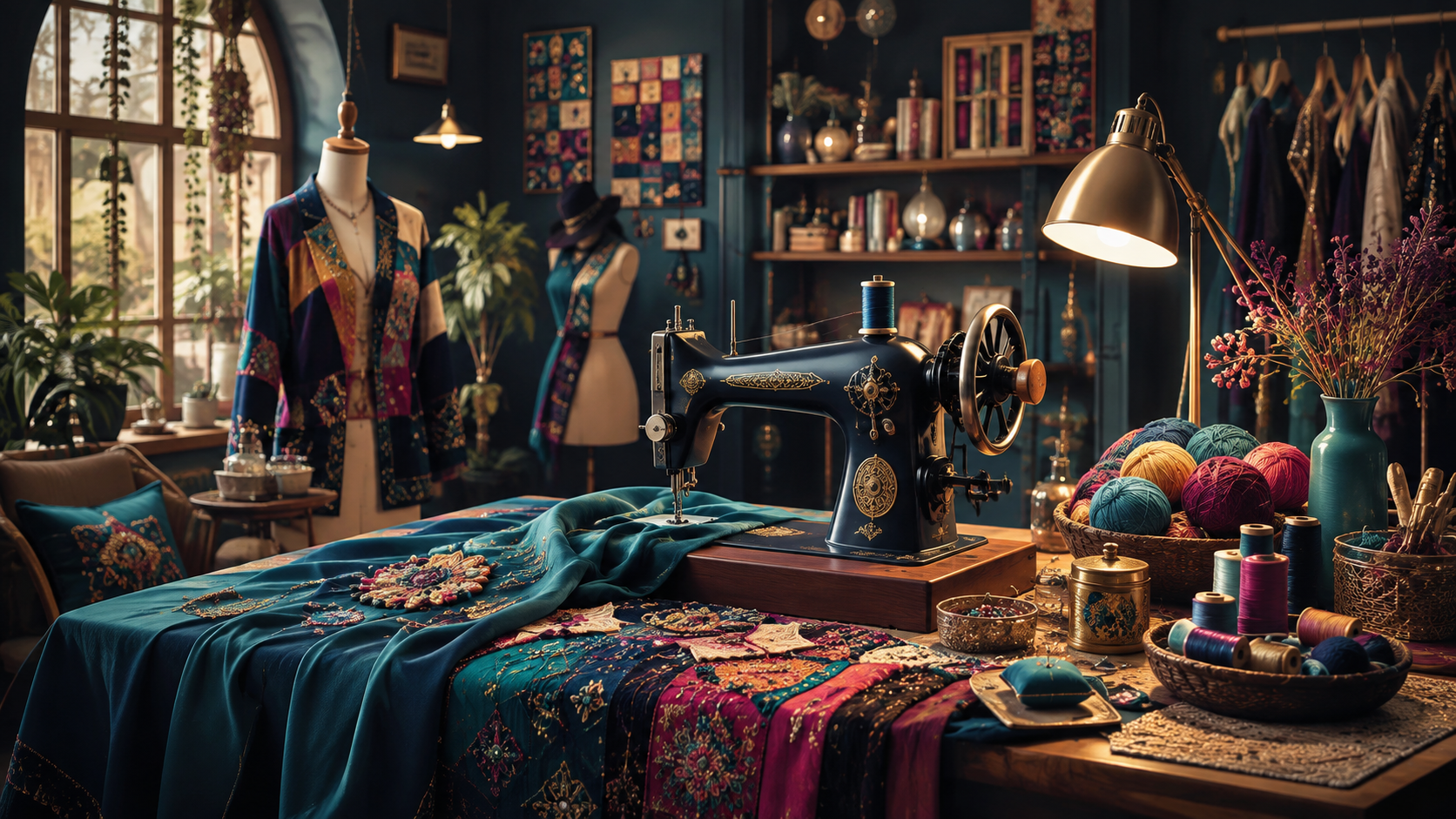 Make, Mend & Reimagine boutique illustration